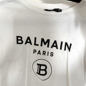 AUTHETIC KIDS BALMAIN T-SHIRT FITS WOMENS SIZE SMALL